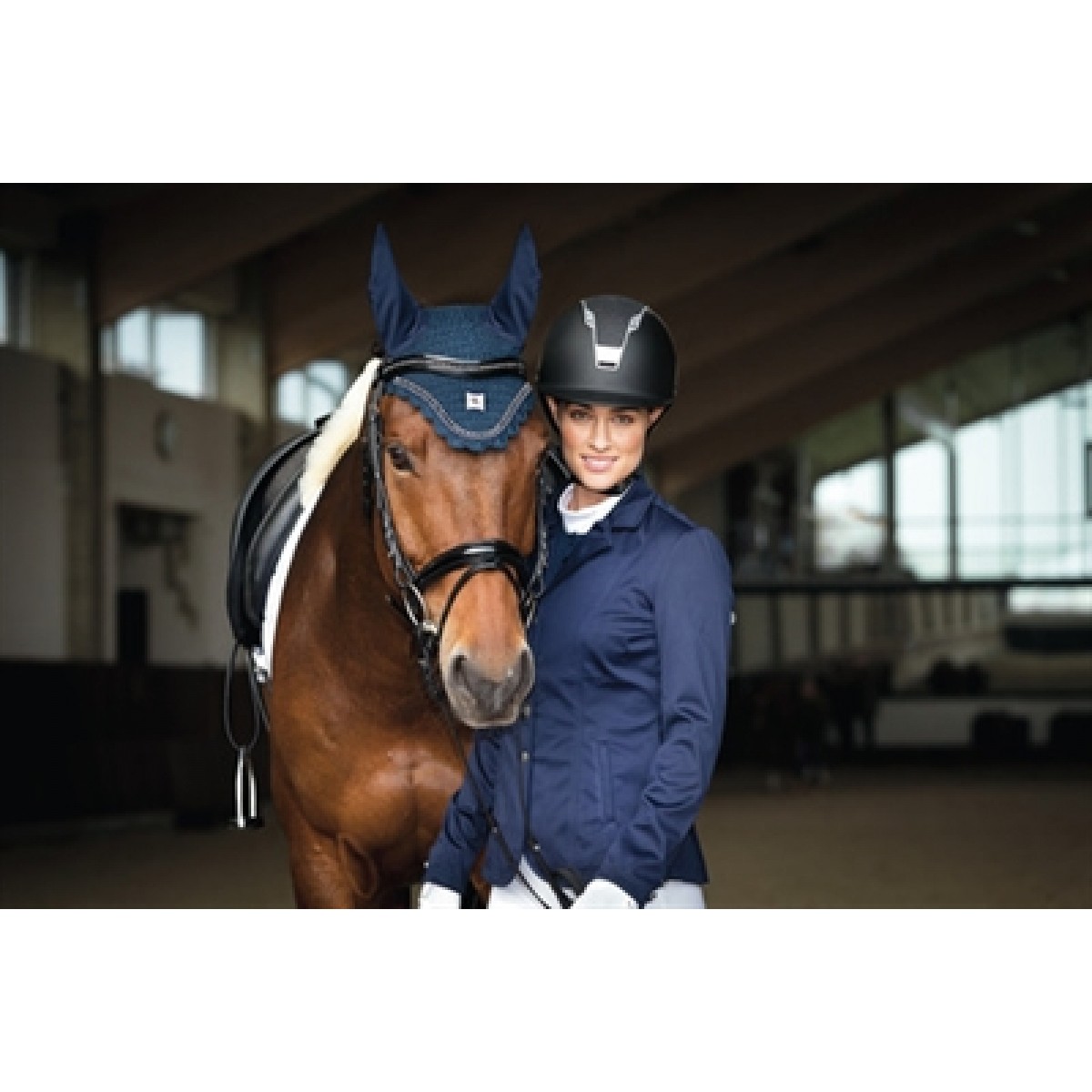 Equipage Priority sikkerheds ridehjelm glitter