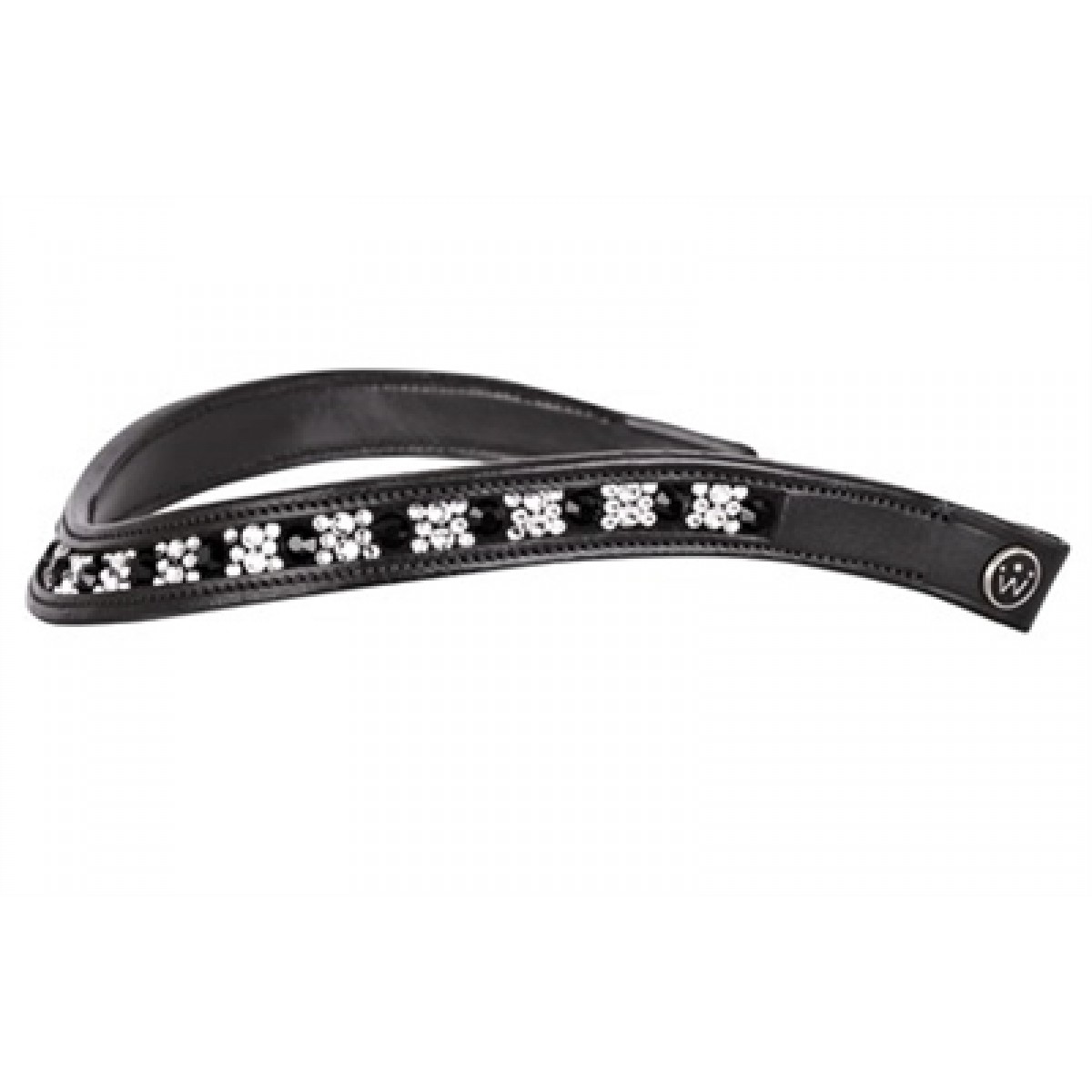 SD Crown Pandebånd De Luxe Jet Hematite Pearl