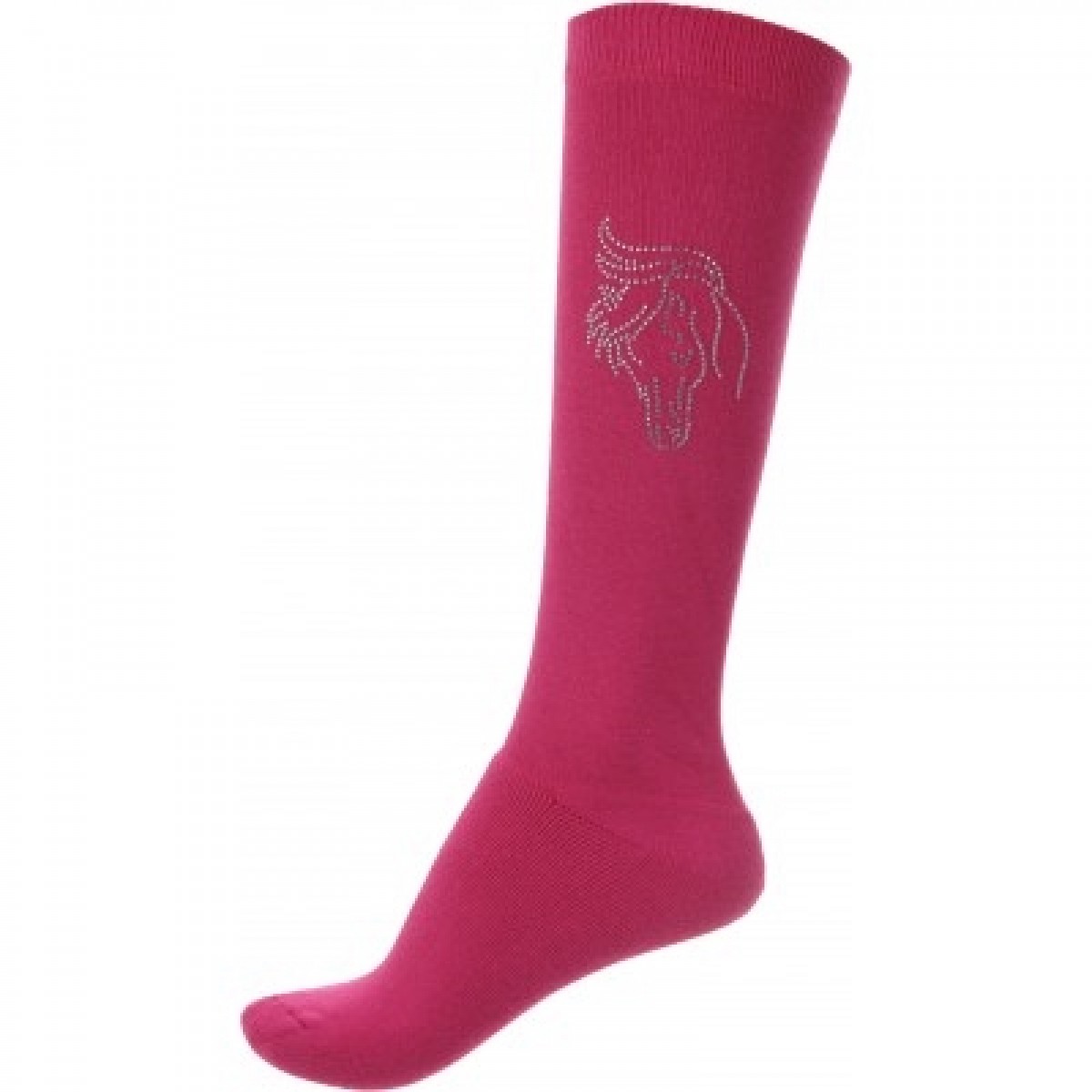 Red Horse Strømpe M/Crystal - Navy