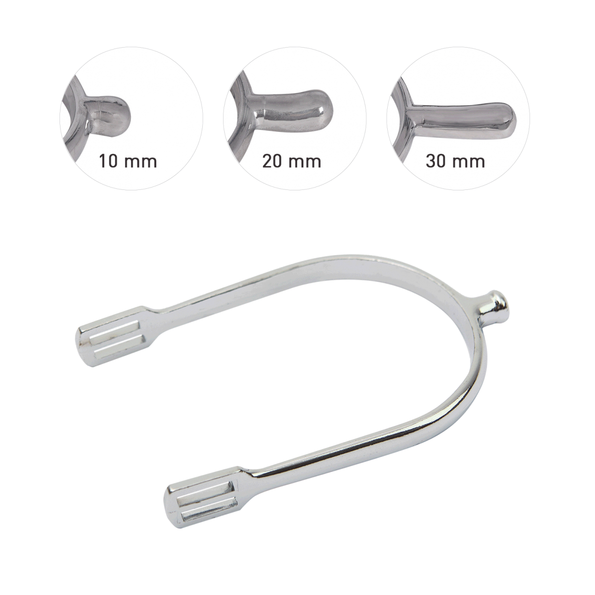 Pony sporer incl. sporeremme 1 cm