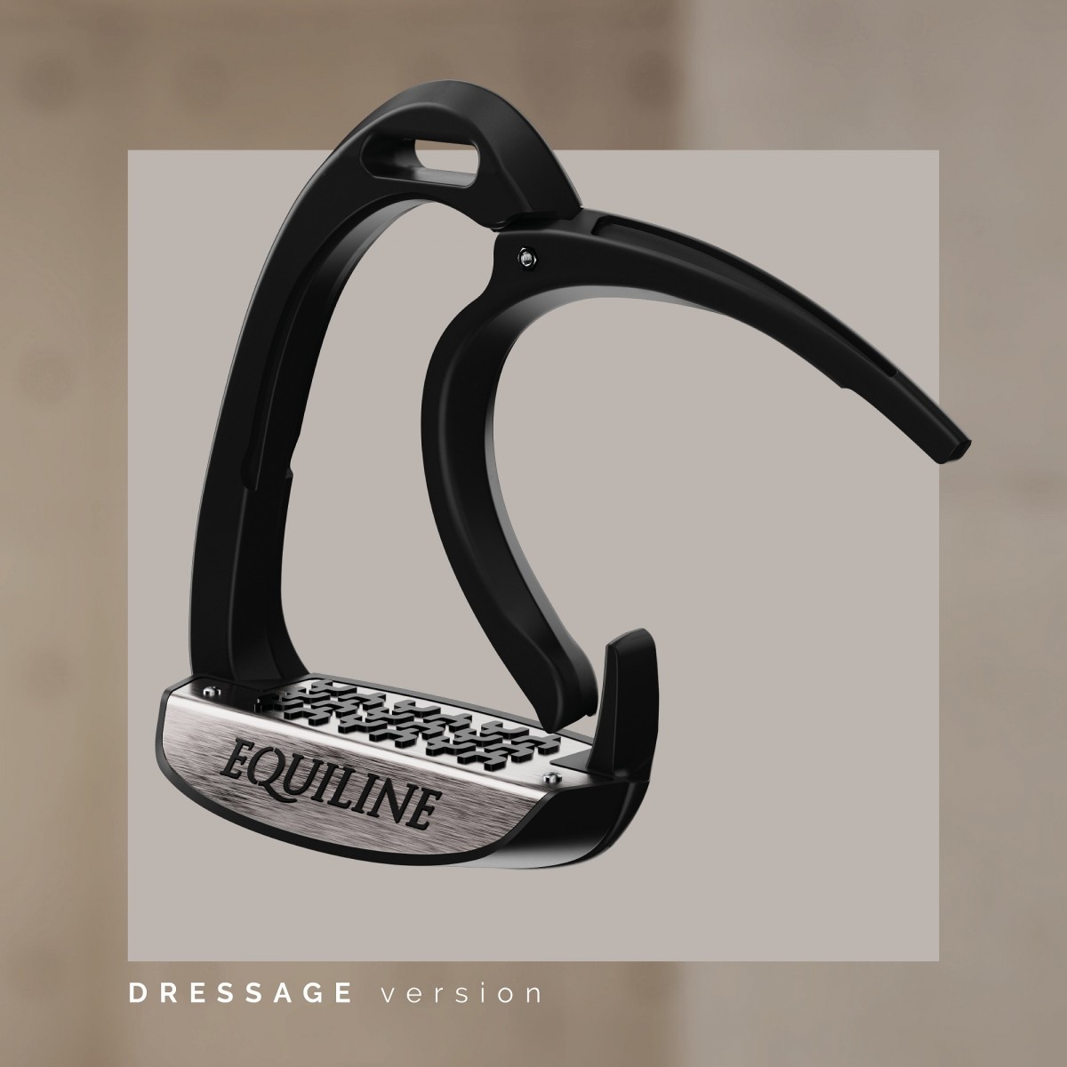 Equiline Sikkerheds Stigebøjler X-Cel Dressur Sort