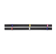 Anti Slip Tøjler med farvet stopper Sort 9574301
